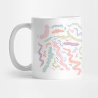 Pastel Watercolor Squiggles Mug